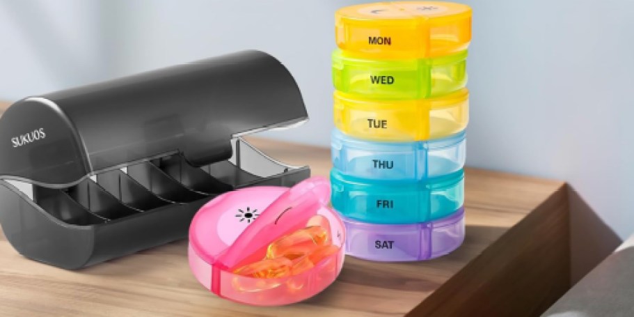 50% Off Weekly Pill Organizer on Amazon – ONLY $4.99!