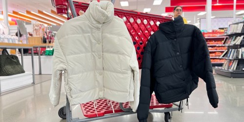 30% Off Target Women’s Puffer Jackets & More Cold Weather Accessories