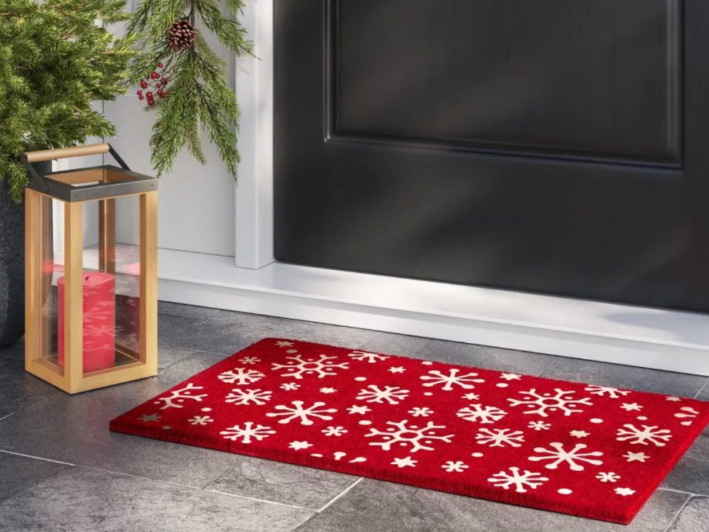 Christmas & WinterThemed Doormats Just 9 at Target Hip2Save