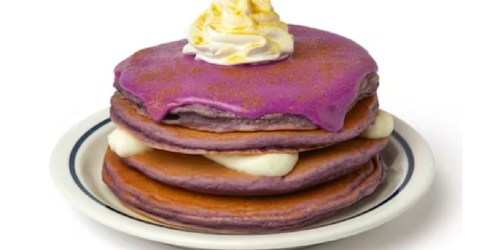 New IHOP Wonka Menu Launching This Month (Includes Purple Pancakes & Strawberry Hot Chocolate)