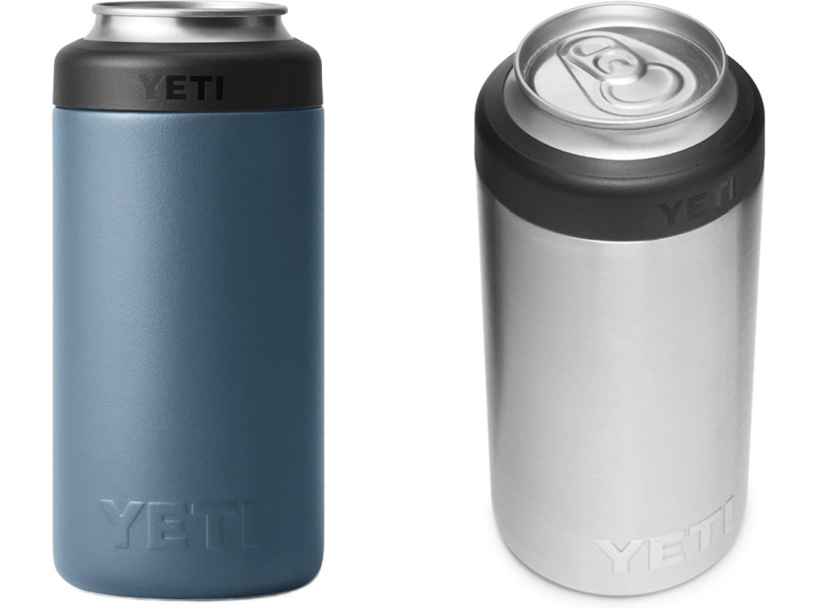Stock images of two YETI can insulators