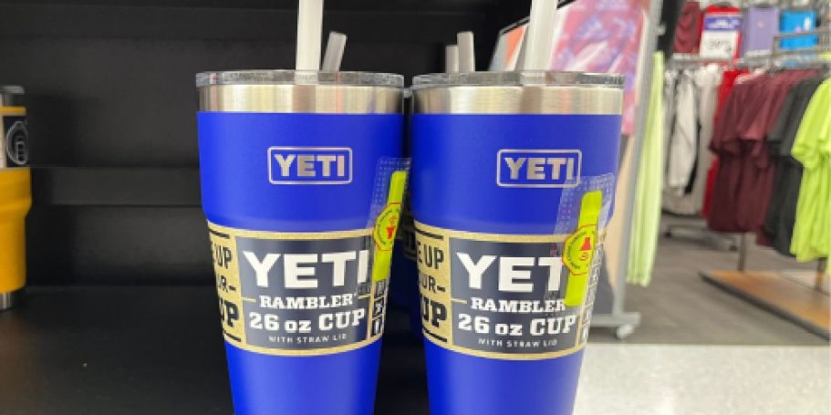 Up to 55% Off Yeti for Amazon Prime Members | Rambler Straw Cup ONLY $22.75 Shipped