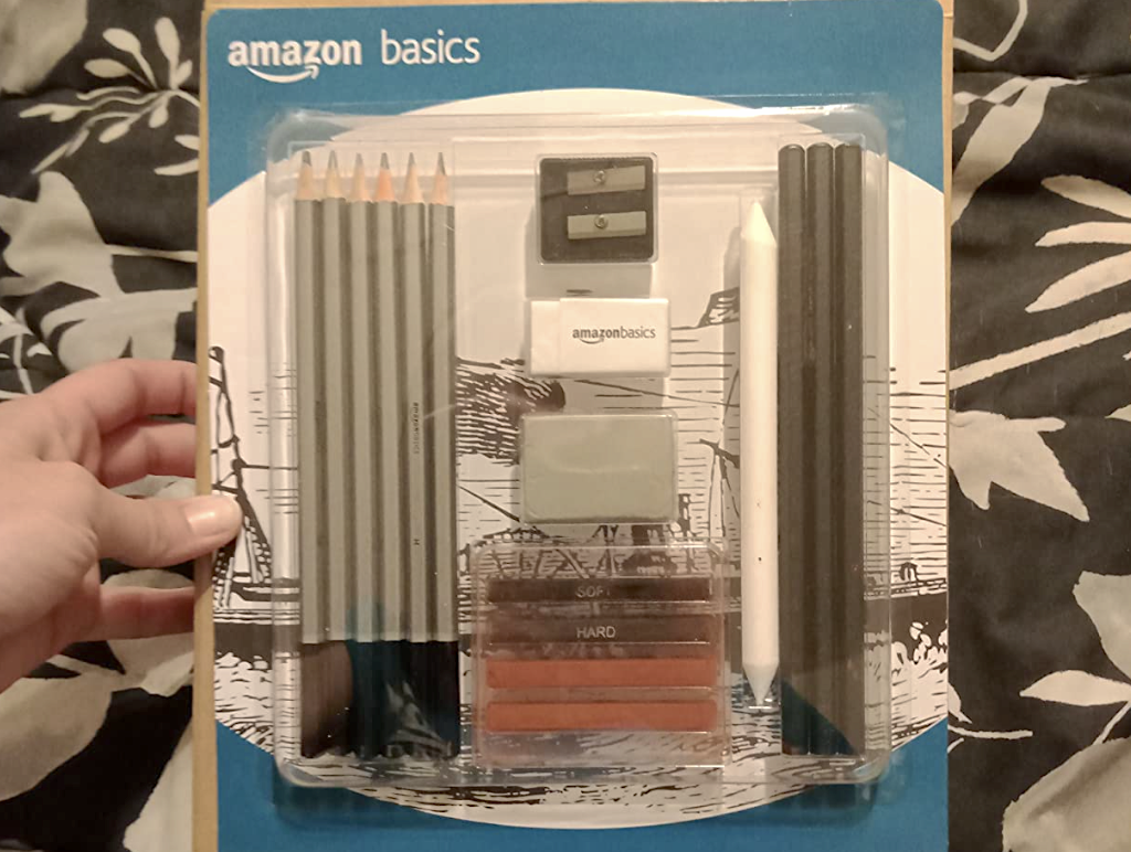 Amazon Basics Sketch Drawing 17 Piece Art Pencil Set Only $5 Great