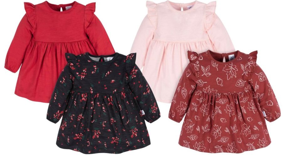 2 two piece sets of baby girl baby doll dresses