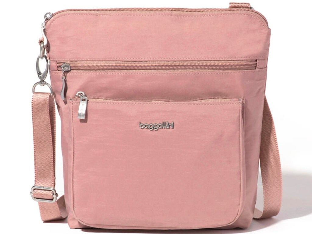 pink baggallini crossbody bag