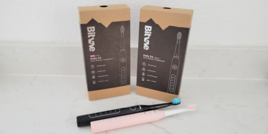 Highly Rated Electric Toothbrush + 8 Brush Heads Only $11 on Amazon