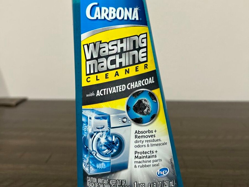 carbona washing machine cleaner on table