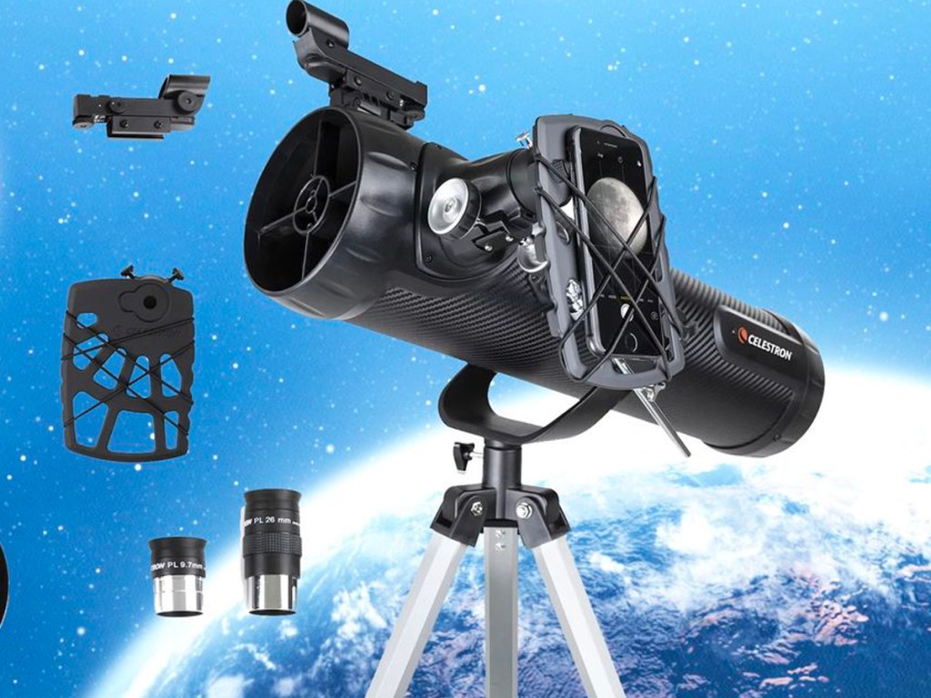 telescope with accessories