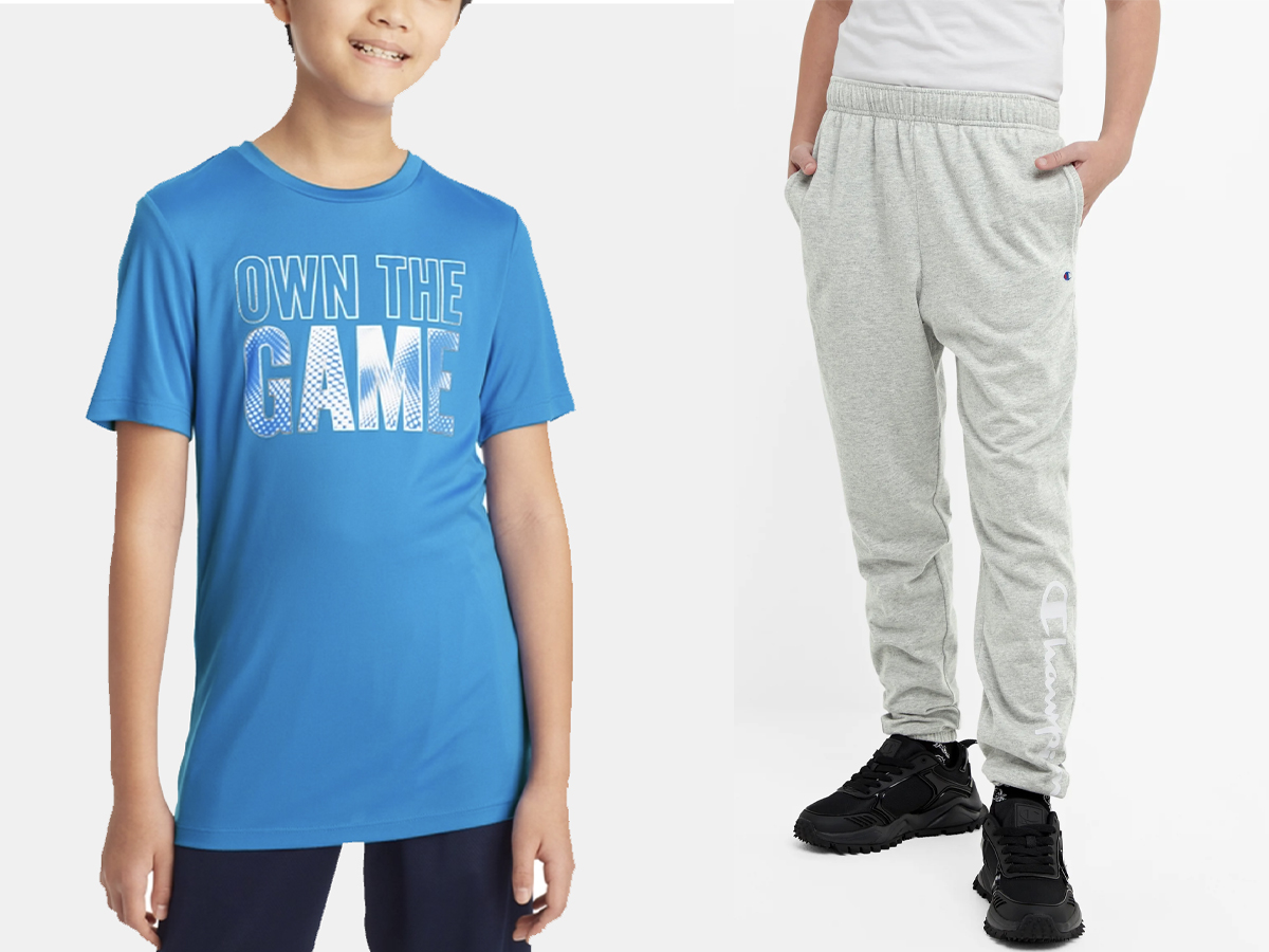 Champion clothing outlet for boys