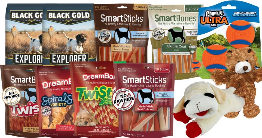 dog treats, food, and toy stock images