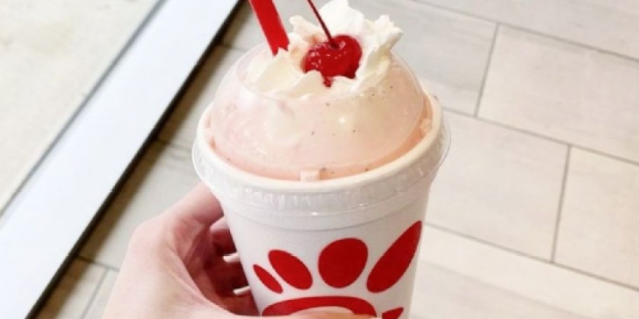 Chick-fil-A’s Peppermint Chip Milkshake is BACK + NEW Ornament & Holiday Merch!