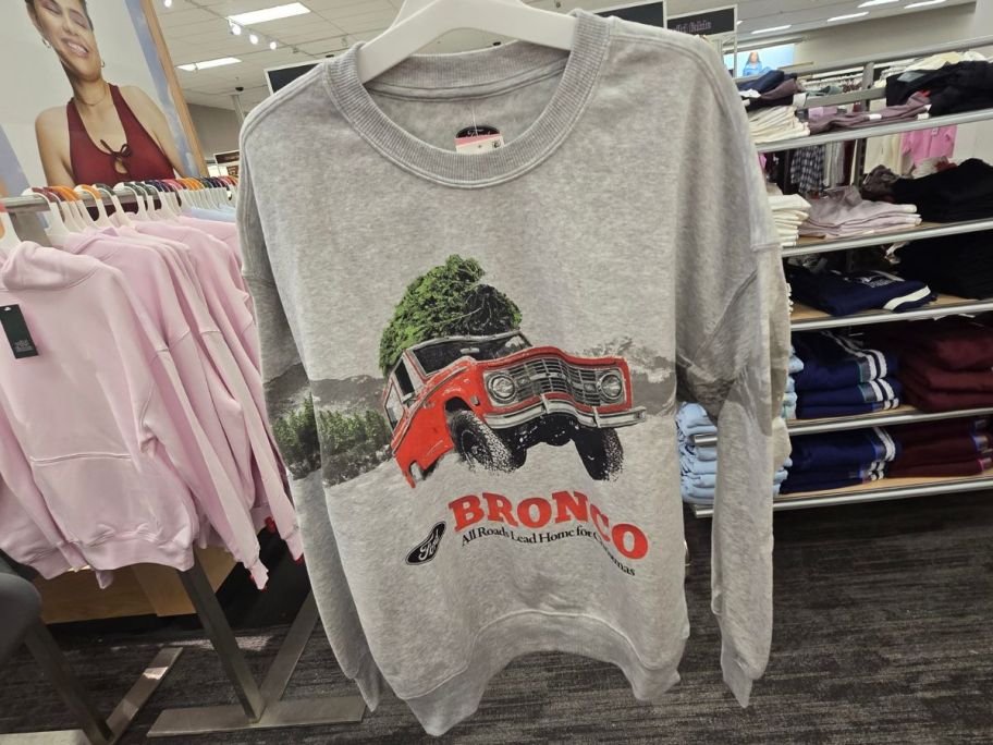 Ford Women's Bronco Tree Graphic Sweatshirt in store