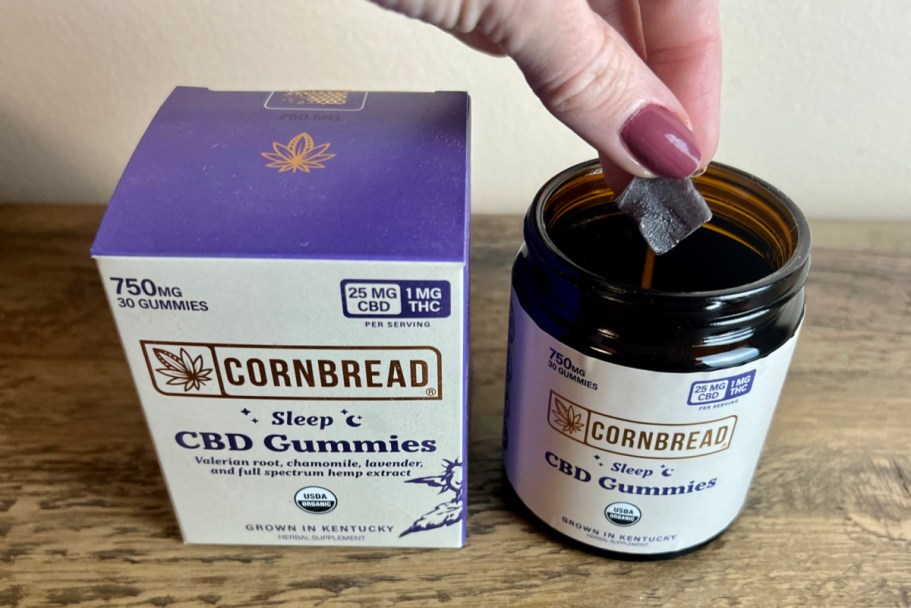 Extra 30% Off Cornbread Hemp Products + FREE Shipping | CBD Sleep Gummies JUST $35 Shipped (Reg. $65)