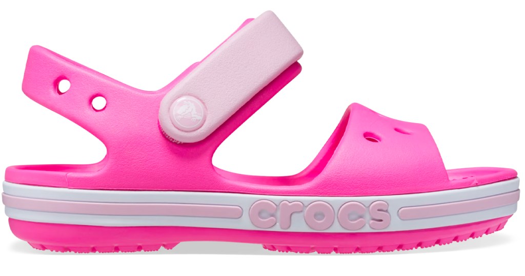 pink crocs sandals