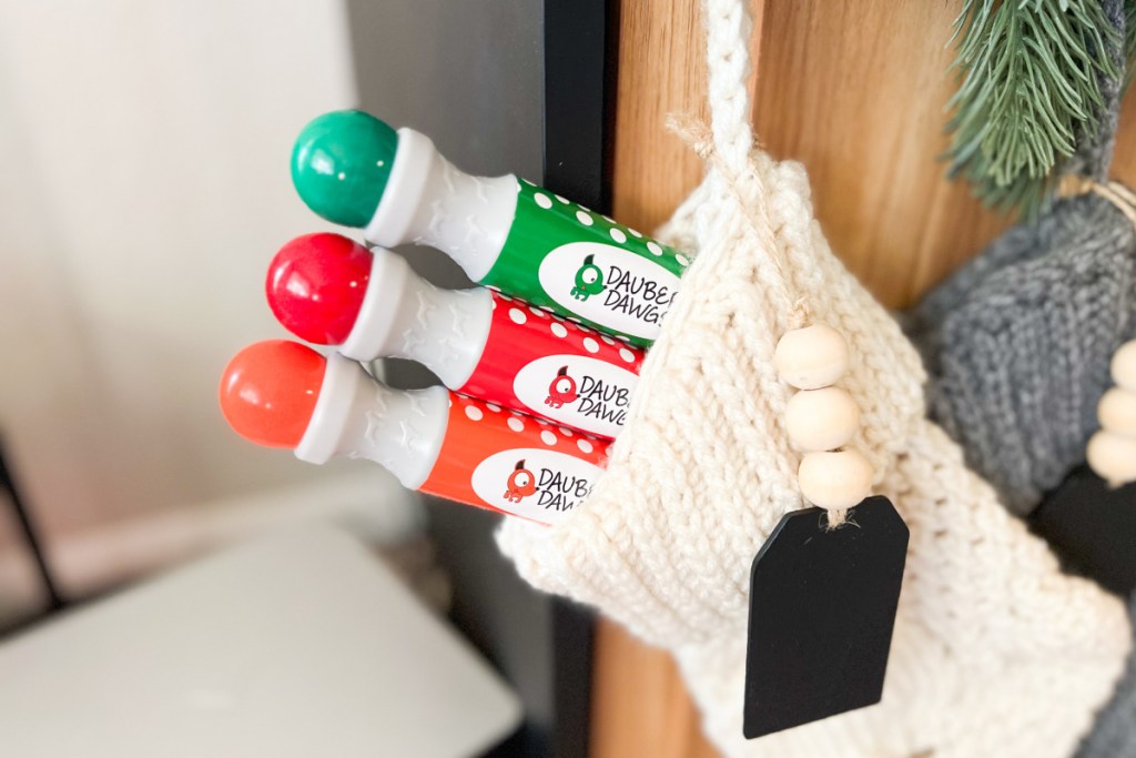 dot markers in stocking