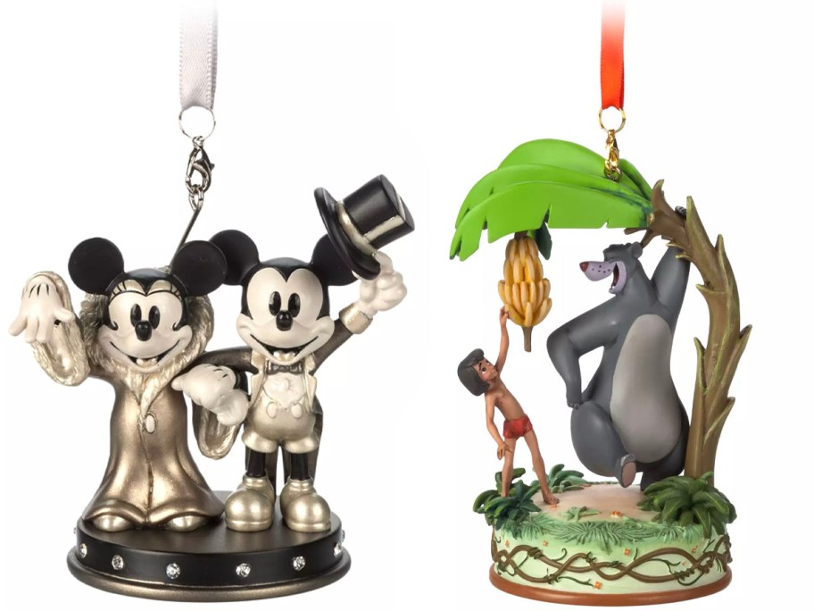 mickey mouse and jungle book ornaments 