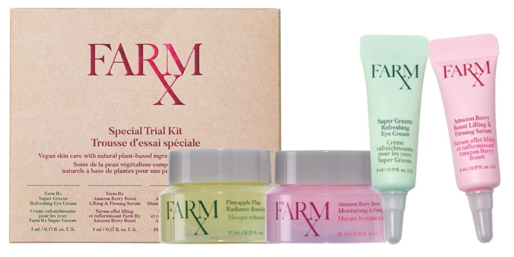 farm rx vegan skincare products