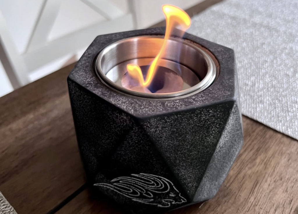 50 OFF Mini Tabletop Fire Pits on Amazon Solid Colors & Christmas
