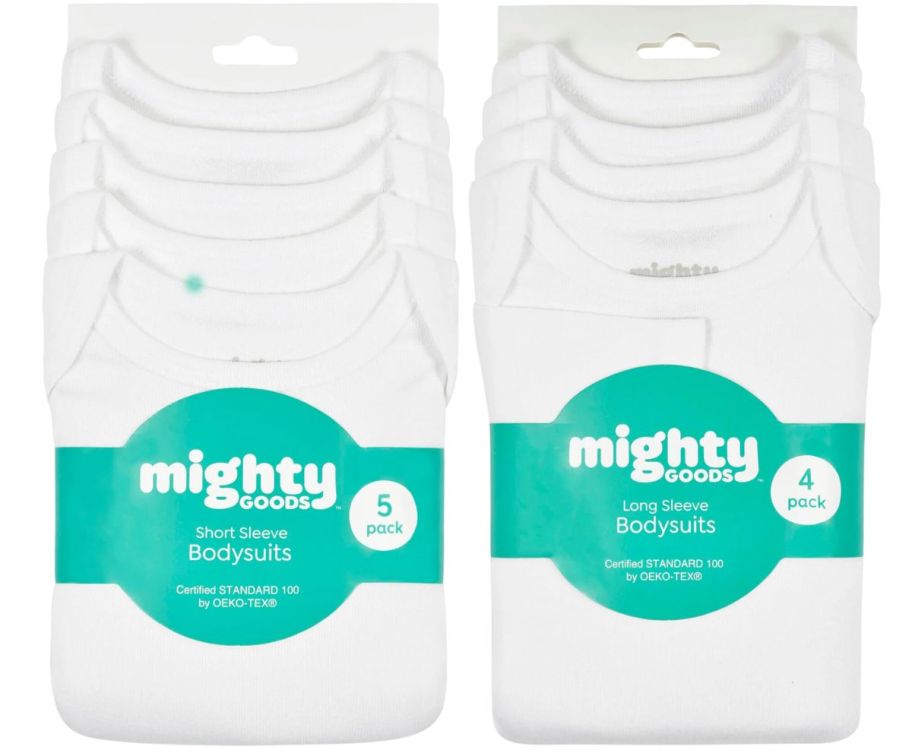 multipacks of baby and toddler body suits