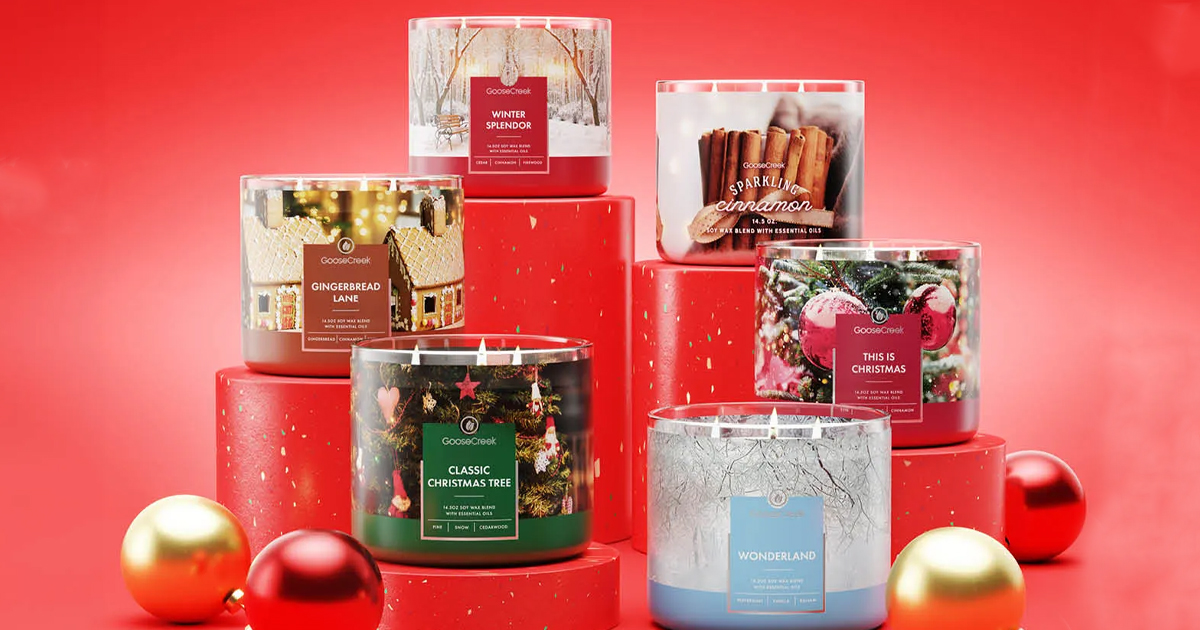 Goose Creek Candle Day Sale | Christmas Candles ONLY $9.95 (Reg. $26)
