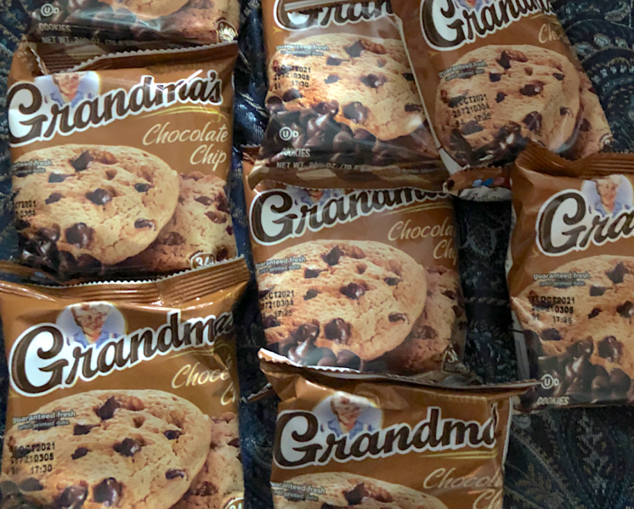 packages of Grandma's cookies