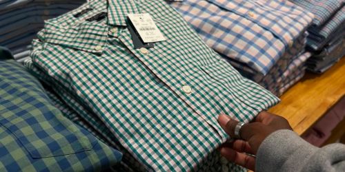 Get 85% Off J. Crew Factory Styles | Men’s Flannel Shirts Only $9.86 (Reg. $89.50) + More