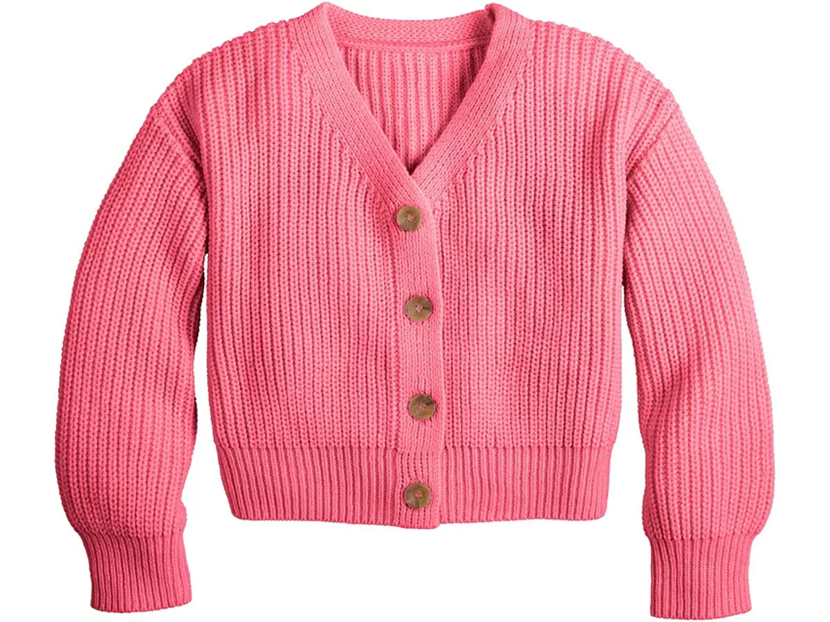 light pink jumping beans cardigan