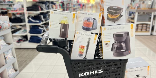 Toastmaster Kitchen Appliances Are BACK w/ Stackable Savings | ONLY $3.29 on Kohls.com!
