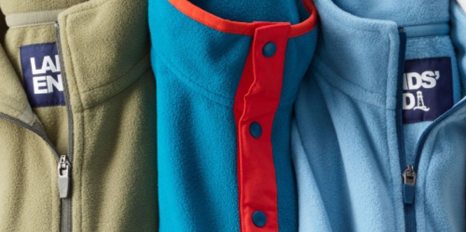 Lands’ Ends Fleece Jackets from $11.48 (Regularly $60)