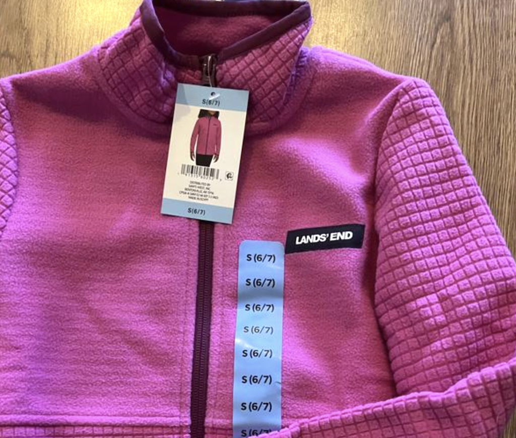 Lands' Ends Fleece Jackets for the Whole Family from $12.98 on