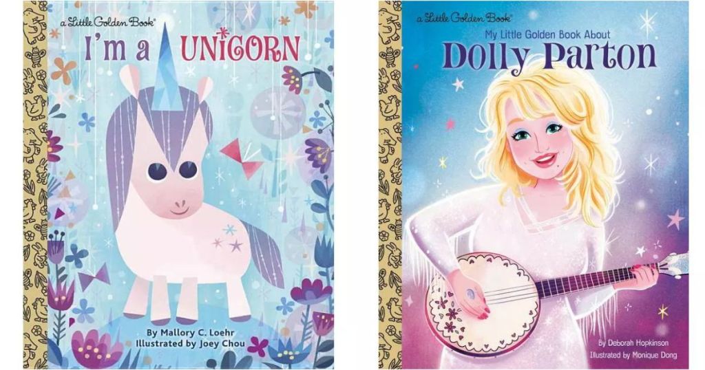 I'm a Unicorn and Dolly Parton Little Golden Books