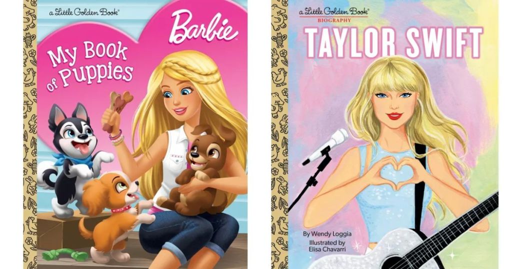Barbie and Taylor Swift Little Golden Books