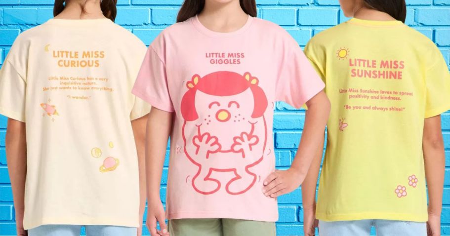 NEW Little Miss Girls Tees Only $10 on Target.com