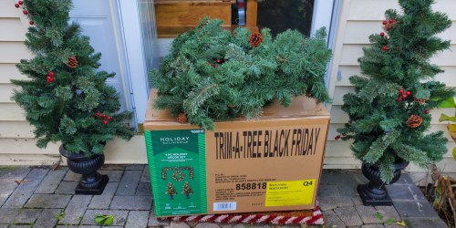 Pre-Lit 4-Piece Christmas Tree Decor Set ONLY $59 on Lowes.com ($149 Value)