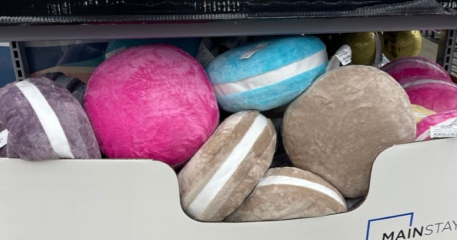 Adorable Macaron Pillows Just $5.97 at Walmart (6 Colors!)