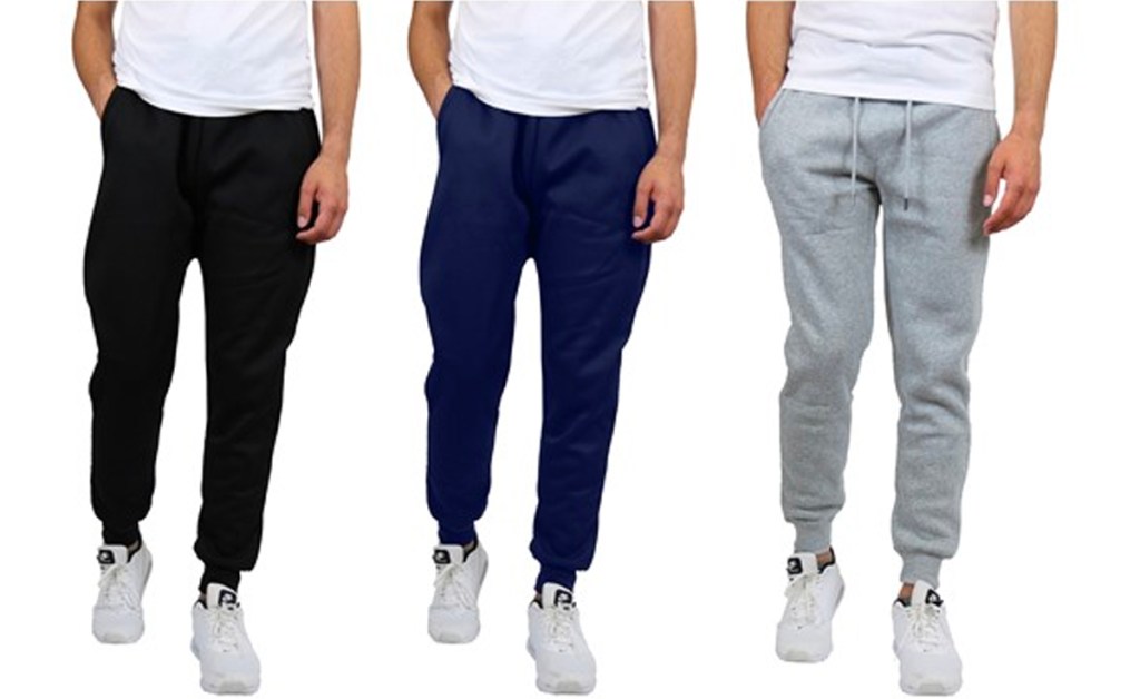 mens-fleece-sweatpants خصم يصل إلى 75% على ملابس ووت الشتوية |  4.99 دولارًا للقمصان و6.66 دولارًا للسراويل والمزيد!