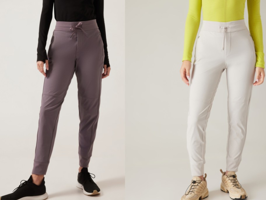 model images of Athleta Joggers in two different colors-2