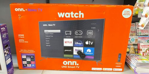 onn. 43″ Roku Smart TV Just $98 Shipped on Walmart.com
