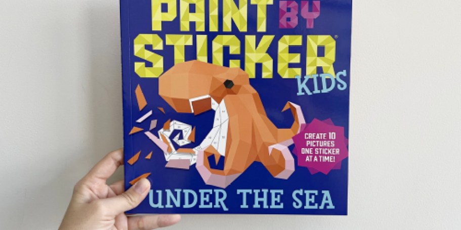 Buy 2, Get 1 Free Paint by Sticker Kids Books on Amazon (From $4.82 Each!)