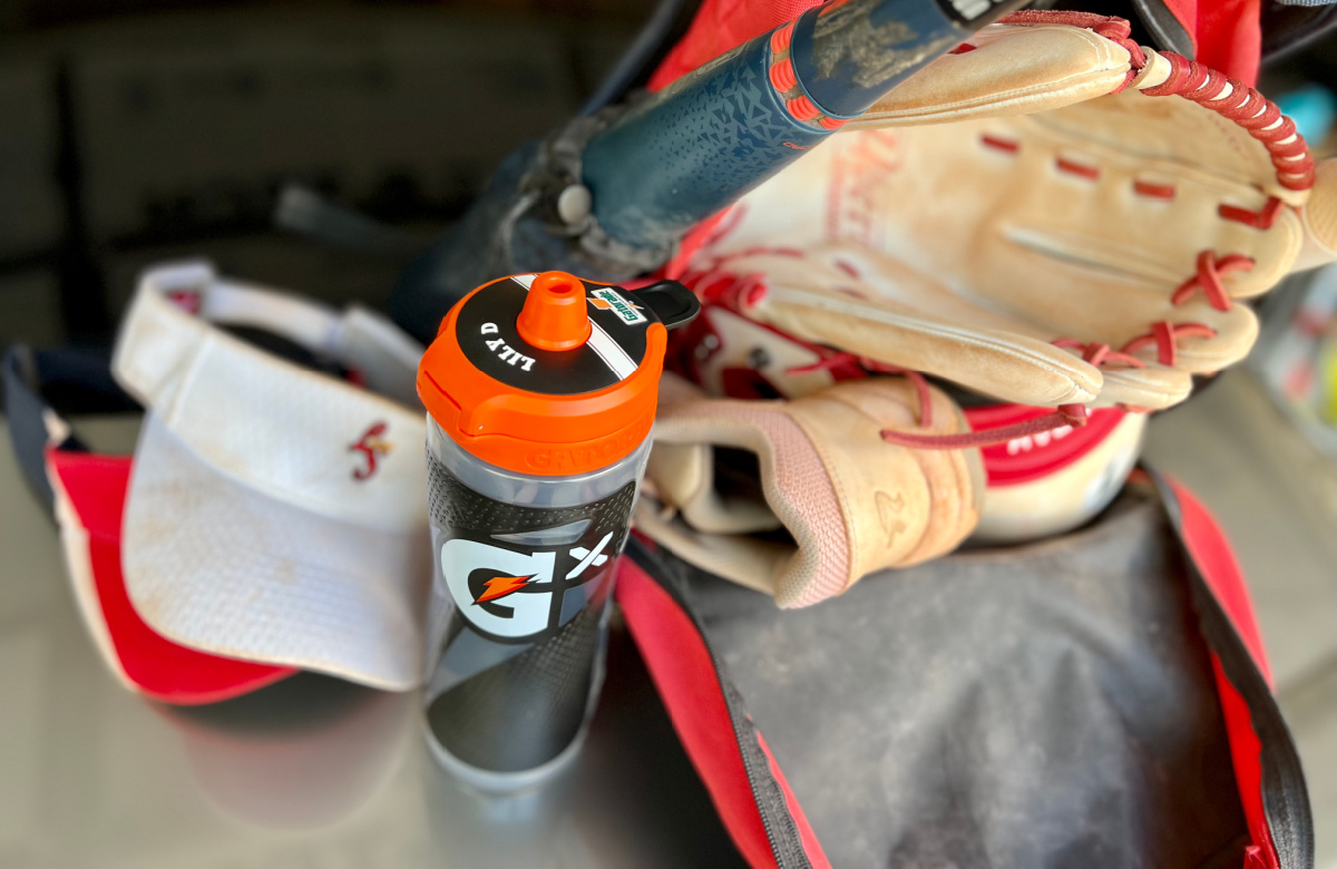 Personalized NFL Team Slim Water Bottle