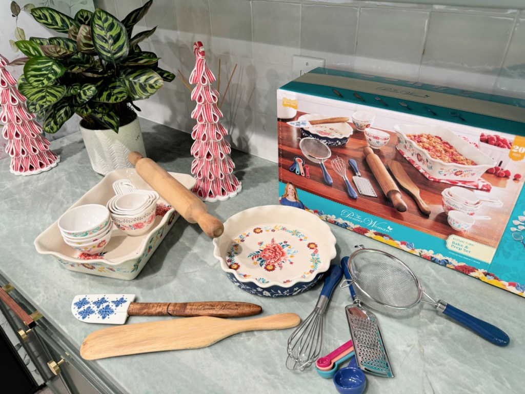 pioneer woman baking set on counter