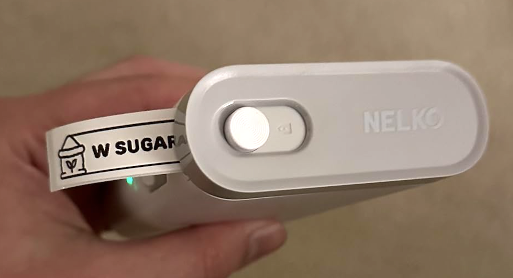 printing labels with label maker 