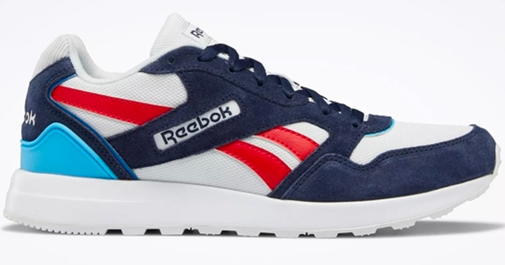 reebok blue and white shoes