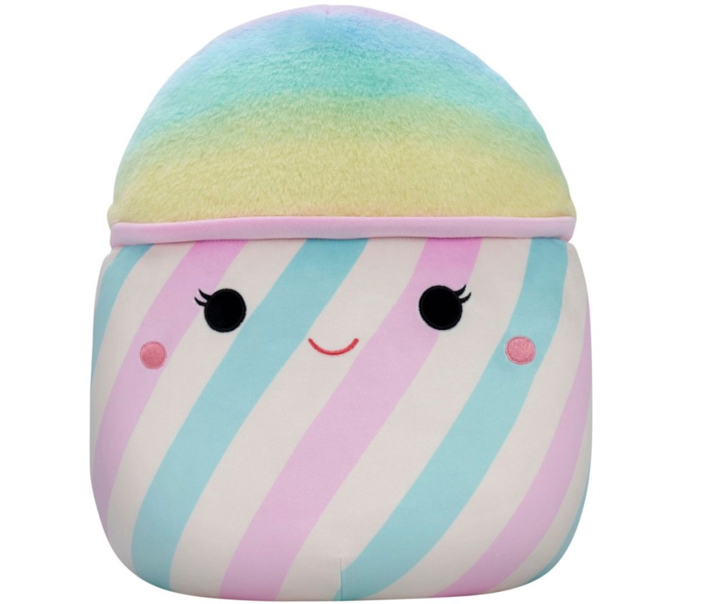 pink and blue cotton candy squishmallow