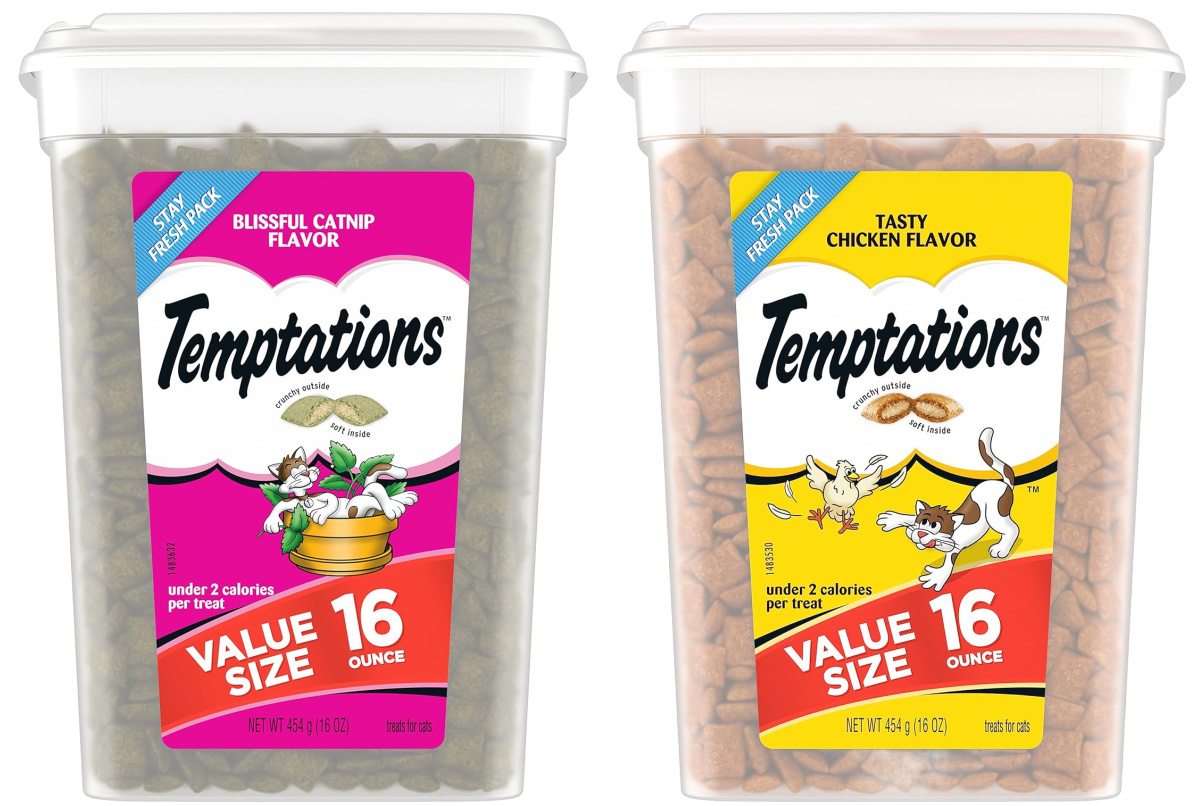 Temptations Cat Treats 16oz Tub Only 6 Shipped on Amazon Hip2Save