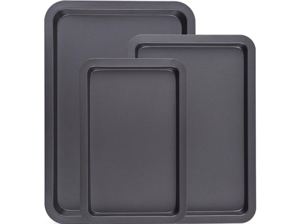 stocks image NutriChef 3-Pc. Nonstick Cookie Sheet