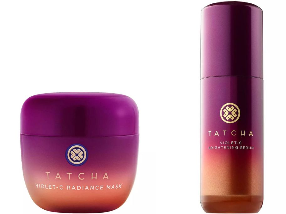 Tatcha Violet-C Radiance Mask and serum