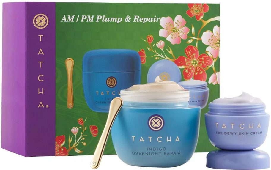 Tatcha AM/PM Plump & Repair Moisturizer Duo