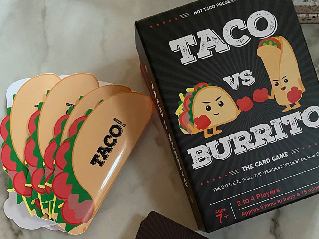 taco-vs-burrito-game لعبة بطاقة Taco vs Burrito فقط 9.98 دولارًا على أمازون (25 دولارًا عاديًا) - صفقة سريعة!