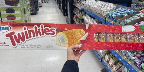 Our Fave Walmart Holiday Treats: HUGE Twinkies Gift Box, Gummy Pickle Ornament & More